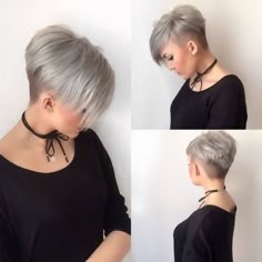 Coupes Courtes Asymétriques Tendance Printemps 2017. Coiffure Courte