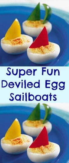 Fun Beach Party Foods For Summer Birthdays In 2018 Kitchen Super Fun Deviled Egg Sailboats Are So Creative Healthy And Easy To Make Great