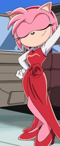 178 best sonic x images on pinterest hedgehogs shadow the amy rose en tenu de soiree dans sonic x