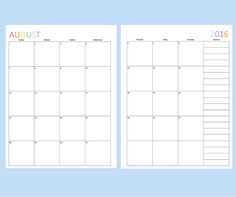 104 best monthly calendar template images on pinterest printable