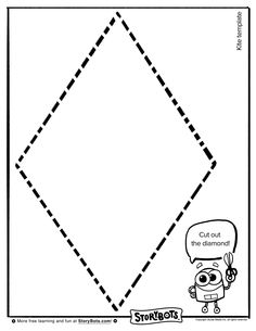 free printable kite templates and kite shape for your decorations printable kite template
