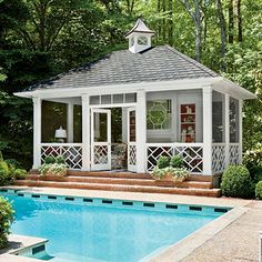 14 Best Cool Pool Houses Images Cottage Pools Backyard Pool House 3 Ultimate Features For Your Garden This Summer Patio Interior