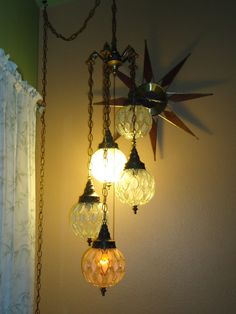 66 Best Swag Lights And Other Vintage Or Unique Lighting Images On 5 Tiered Hanging Gl Globes Swag Lamp For On Bonanzle Under Treasuresago Or
