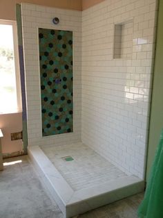 Image Result For Green Hex Tile Old Home Inspiration Pinterest Installation Stories A Hexagon Shower Accent Fireclay Tilehexagonsmaster Bath
