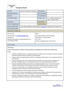 product development manager job description