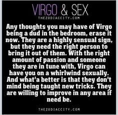Virgo woman sexuality traits