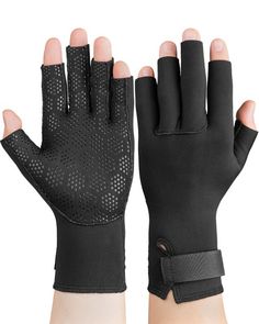 BACK ON TRACK Gloves Arthritic Hands Heat Therapy Relieves Aches Pains Medium