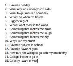 questions to ask people