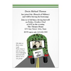 14 best army going away invitations images on pinterest military