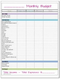 this free weekly budget template includes everything you need on a