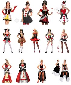 ideas de disfraces para carnaval o mardi gras reina de corazones fotos de cora zones