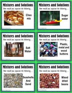 separating mixtures
