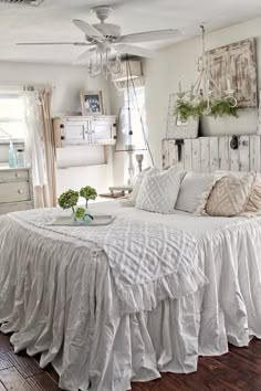 Chic Bedding, Bed Runner, Chic Home Decor, Ruffle Bedding