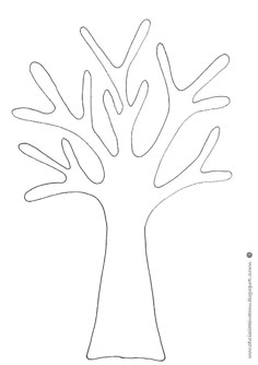 print this free tree template from the imaginationbox to create your