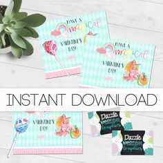 16 Valentine Exchage Cards Animal Wacky Glasses