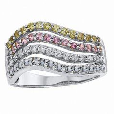I1 clarity, G-I color Jewelry Adviser Rings 14k White Gold 5x3mm Oval Pink Sapphire AA Diamond ring Diamond quality AA