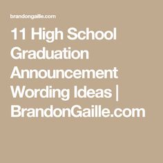 wording for graduation invitations
