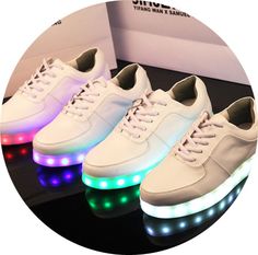 tenis com luz de led feminino