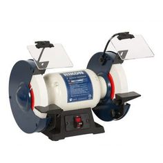 6-Inch Single Speed Bench Grinder Garden Tool Knives Mower Blades Adjustable New
