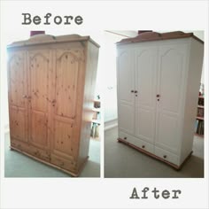 Pine Wardrobe And Drawers Upcycled Using 2 Coats Of Wood Primer Pine Wardrobe Annie Sloan Chalk Paint Old White