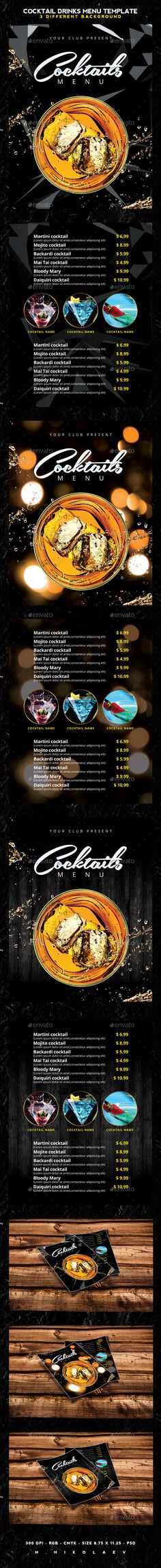 Cocktail Menu Menu restaurant, Menu templates and Drink menu - drinks menu template Cocktail Menu Menu restaurant, Menu templates and Drink menu - drinks menu template