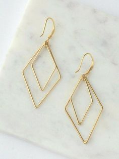 BriLove Womens Wedding Bridal Crystal Rhombus Stud Earrings BriLove Womens Wedding Bridal Crystal Rhombus Stud Earrings