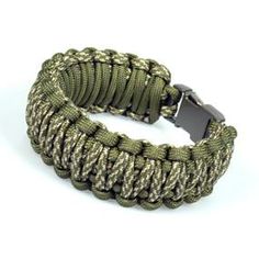550 Paracord Survival Bracelet Cobra Emerald Green//Woodland Cam Camping Tactical