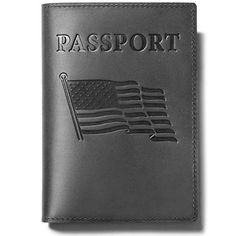 Yellow Big Leopard Print Leather Passport Holder Cover Case Blocking Travel Wallet