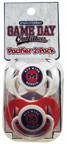 New Orleans Saints Pacifiers 2 Pack Set Infant Baby Fanatic BPA Free NWT