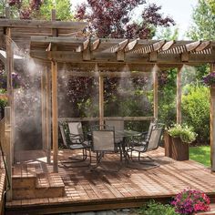 Outdoor Misting Cooling System Fan Cooler Patio Water Mister Mist Nozzles Kit