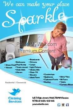 how to make a cleaning service flyer