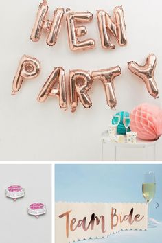 38 Best Hen Party Little Touches Night Ideas Images On Team Hen Party Ideas From Asos Uk Including Rose Gold Balloons A