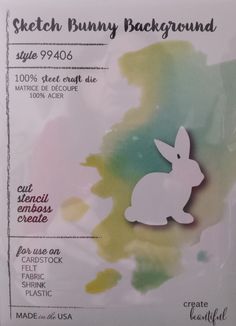 MEMORY BOX 99367 "Larger Peter Bunny" 100% Steel Craft Die MEMORY BOX 99367 "Larger Peter Bunny" 100% Steel Craft Die