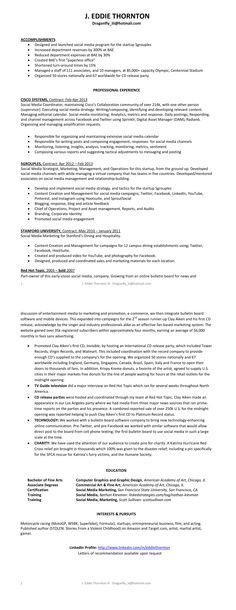 A professional resume template for a Marketing Specialist Want it - digital media director resume A professional resume template for a Marketing Specialist Want it - digital media director resume