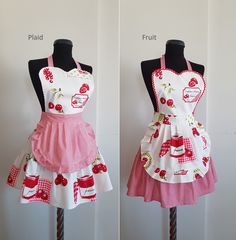 Tablier r/étro de tabliers de cuisine ch/érie vintage de femmes tablier /à pois 100/% coton tablier robe de princesse tablier tablier sup/érieur