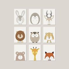 Nursery, Nursery Décor, Woodland Nursery Wall Art, Animal Nursery Decor, Woodland Nursery Art, Nursery Art, Nursery Wall Art, Neutral Nursery Art, Baby Wall Art