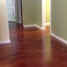 33 Best Brown Stained Concrete Floors Images Floor Stained Concrete Floor A Tad Too Red For My Liking But I Like The Look Of It