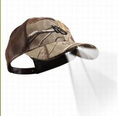 Panther Vision POWERCAP 4 LED Light Beanie Hat 2pk Black /& Camo Fishing Hiking