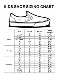 Seed Children S Shoe Sizes Seed Children S Shoe Sizes