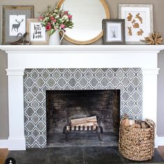 62 Best Tile Fireplace Surround Images Fireplace Mantel