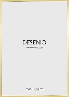 New Lifestyle Cadre en plastique 70x100 cm Gold