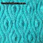leaf motif knitting pattern Medallions