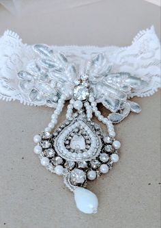 Vintage Blue Wedding Garter Bridal Garter Crystal Bridal Garter Set Ivory Garter w Navy Rh Vintage Inspired Wedding Lace Garter