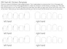 free printable nail art template diy pinterest nail art nails