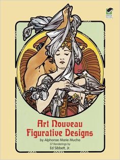 Art Nouveau Figurative Designs Dover Pictorial Archive Alphonse Marie Mucha Jr MuchaBuy BooksBooks OnlineBook ListsColoring