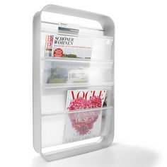 16 Best Wall Mounted Magazine Rack Images Holders Cool White Wall Mounted Magazine Rack Decor Ideasdecor Ideas