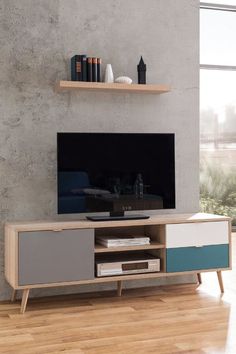 Coffee Table Living Room 80 42cm Gl Top White Retro Tv Cabinet Wooden Television Stand Media Storage Cupboard Drawer Shelves