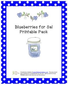 Download BLUEBERRIES FOR SAL--Coloring Page: Blueberries. My older ...