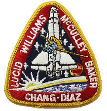 PIN enamel vtg NASA Space Shuttle ATLANTIS STS-34 mission Williams Chang Diaz