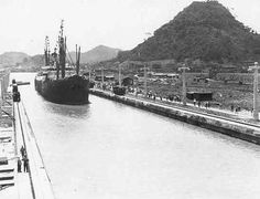 Miraflores Lock Vintage Black /& White Photogr a3 early 1900s photo Panama Canal